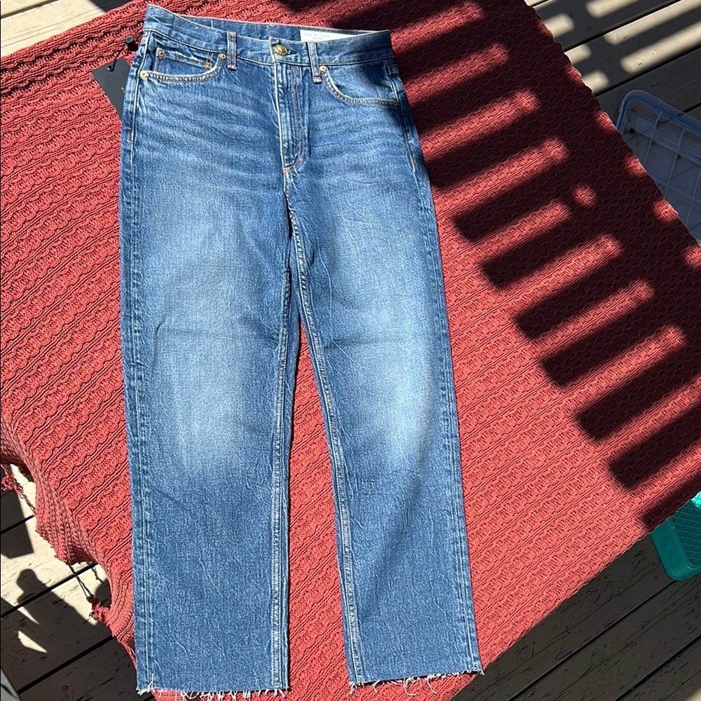 Harlow mid rise straight NWT rag and bone jeans